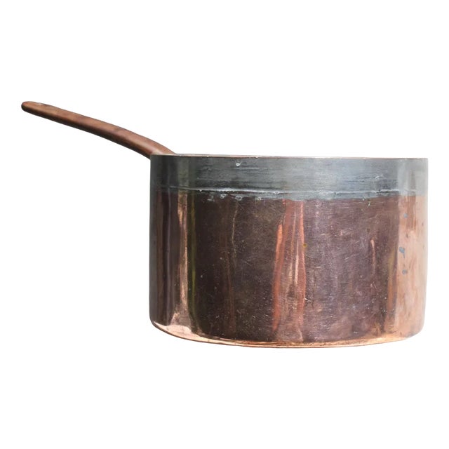 Large English Copper Benham & Sons Pan, 1950s For Sale