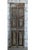 Mid-Century Modern Vintage Carved Wood Sliding Barn Door in Weathered Green Sliding Barndoor 80x26 For Sale - Image 3 of 4