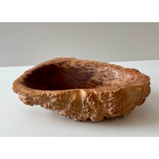 Australian Eucalyptus Burl Wood Bowls Brutalism Style, a Pair For Sale - Image 9 of 12