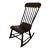 Antique Black Rocking Chair For Sale