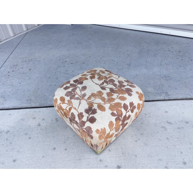 1970s Pair of Mid Century "Poufs" Ottomans Attributed to Marge Carson For Sale - Image 9 of 10