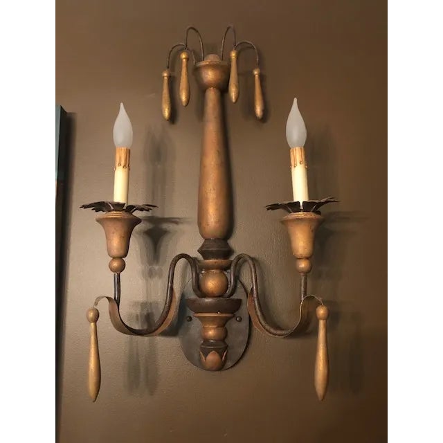 European inspiration from the Paris flea markets is translated into this gold leaf and rust finish to complete its old...