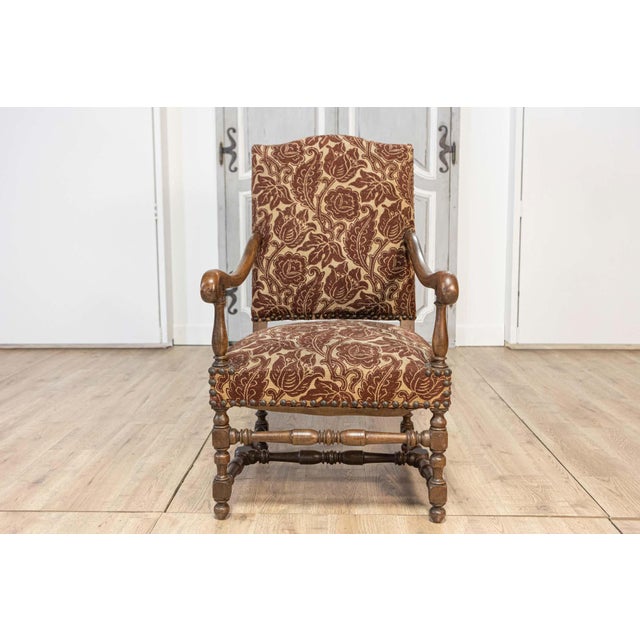 Mid 20th Century Two Pairs of 20th Century French Arm Chairs For Sale - Image 5 of 11