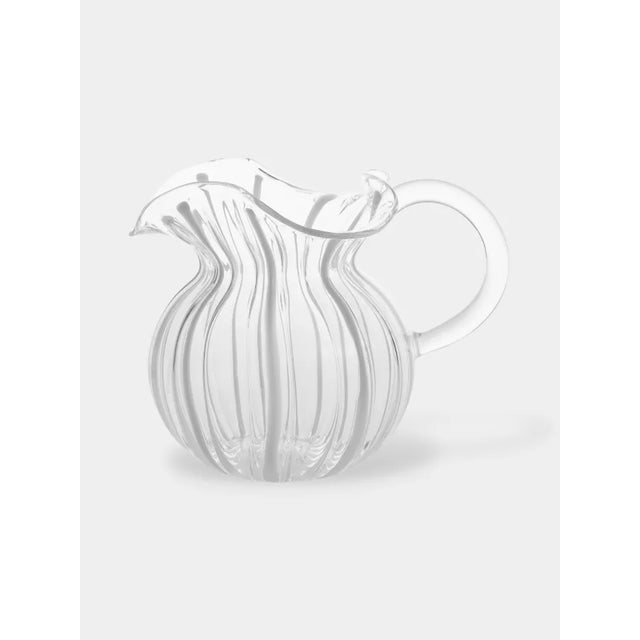 White Torcello Riga Carafe from Tuttoattaccato For Sale - Image 6 of 6