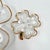 Glass Mid 20th Century Mid-Century Modern Jeannette Glass Four-Leaf Clover Shamrock Gold Trim Serving Set - 5 Pieces For Sale - Image 7 of 11