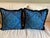 Custom Atelier Versace Blue Pillows - Set of 4 For Sale - Image 9 of 13