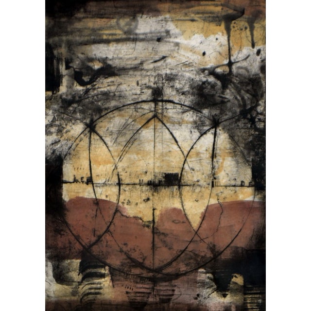 Abstract Earth Tones - Abstract Lithograph, 10/60 For Sale - Image 3 of 7