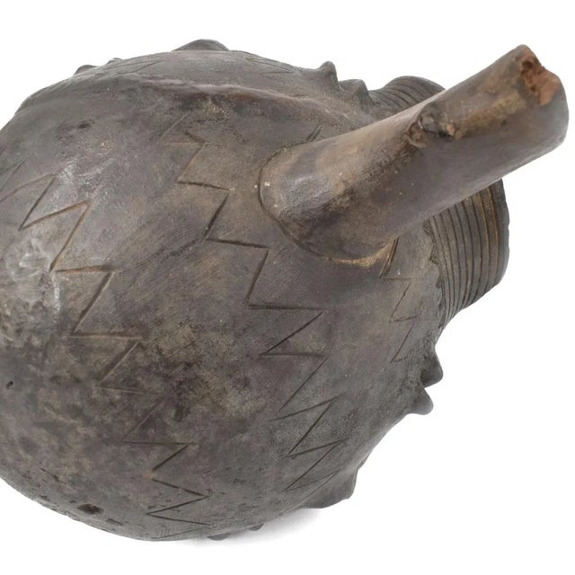 Wood Early 20th Century African Shi Bashi Wood Pitcher For Sale - Image 7 of 8