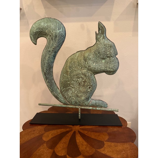 Large 19th Century Copper Squirrel Weathervane, Attributed to e.g. Washburne & Co., New York, Ca. 1880–1900 For Sale - Image 6 of 7