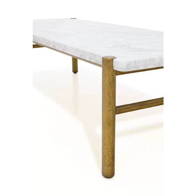 Metal Maitland-Smith Levi Cocktail Table For Sale - Image 7 of 9