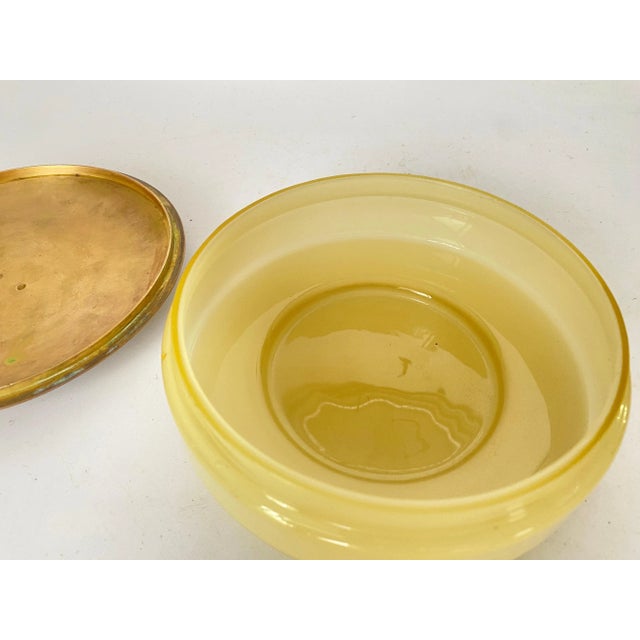 Cloisonné and Opaline Box with Colored Flowers For Sale - Image 6 of 12