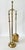 1980s Set of Federal Style Solid Brass Fireplace Piece Tools For Sale - Image 4 of 14