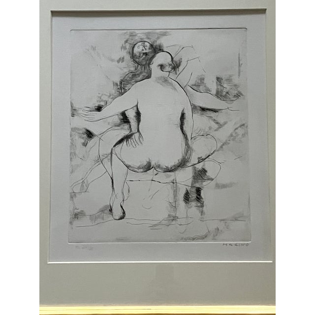 Marino Marini Original Etching, Rare Edition of Only 20. Signed, Framed, Numbered Xiv/Xx For Sale In Miami - Image 6 of 11