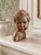 Late 19th Century Late 19thC French Brown Earthenware Child Bust - 1 Pc For Sale - Image 5 of 12