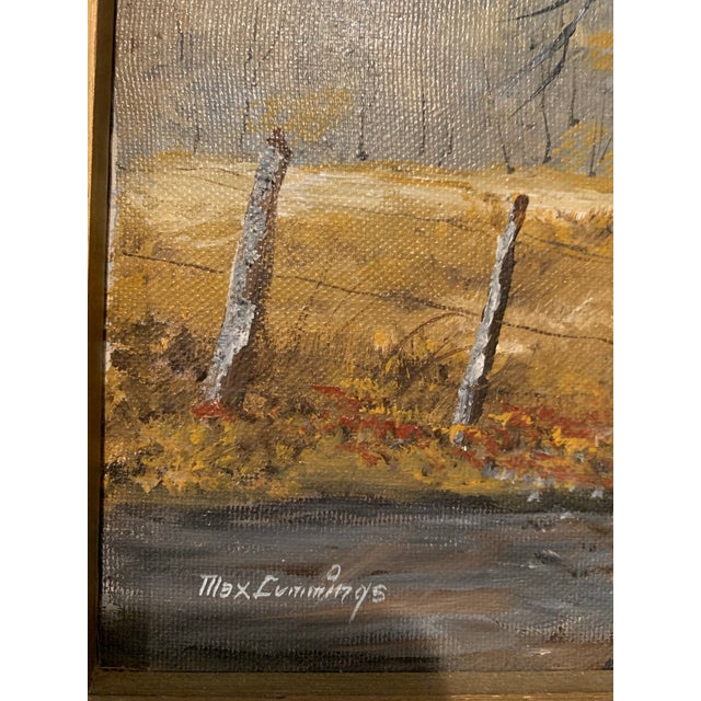 Paint Mid 20th Century American Raccoon Painting - Signed For Sale - Image 7 of 7