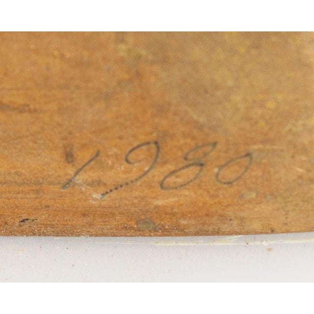 1980s Signed 1980 Limited Edition Bronze Sculpture by Joseph Burlini For Sale - Image 5 of 10