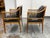 Circa 1835 Austrian Biedermeier Cherry Wood + Leather Arm Chairs, Pair For Sale - Image 4 of 12