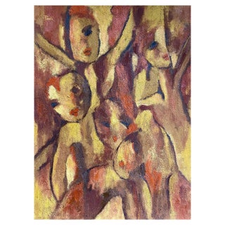 Gilbert Pauli, The Revolt of the Innocents, Oil on Canvas, 2000 For Sale