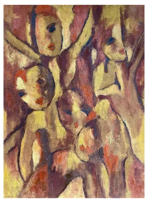 Gilbert Pauli, The Revolt of the Innocents, Oil on Canvas, 2000