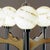 1960s 5-Light Chandelier in Chrome with Hand-Painted Glass Lamp Shades by Gaetano Sciolari, Italy, 1960s For Sale - Image 5 of 13