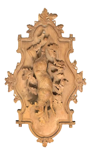 19th Century Bavarian Hunt Plaque