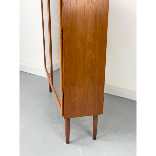 Teak Cabinet with Glass Doors from Omann Jun, 1960s For Sale - Image 18 of 18