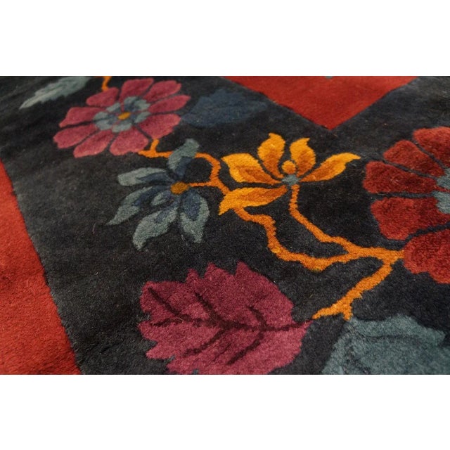 1920s Chinese Art Deco Carpet ( 8'3'' x 9'7'' - 252 x 292 ) For Sale - Image 11 of 12