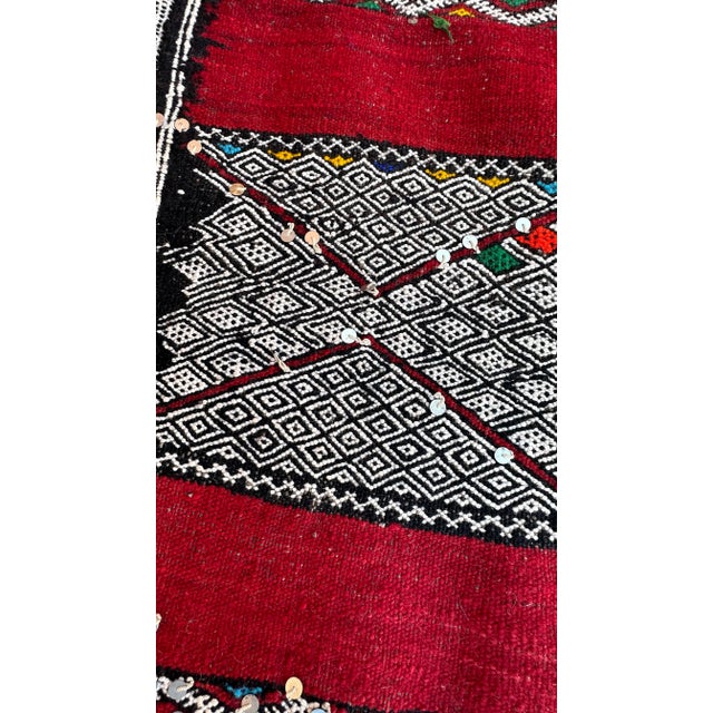 Kilim Moroccan Vintage Rug 5x10 Ft For Sale - Image 10 of 11