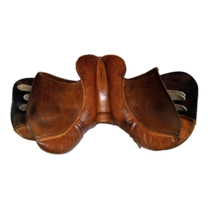 Vintage Mid Century Equestrian Saddle Made in England for Barrington Saddlery