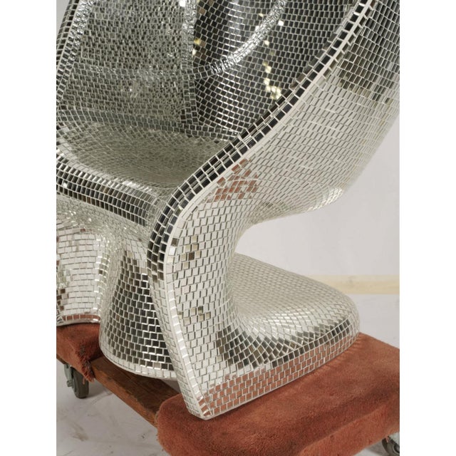 Contemporary Disco Ball Face Lounge Chair For Sale In Los Angeles - Image 6 of 9