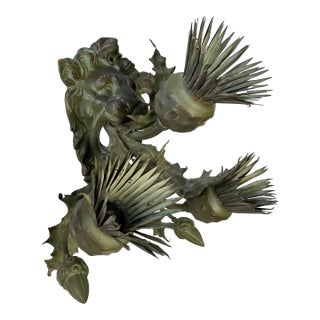 Bronze Lion Sconces For Sale