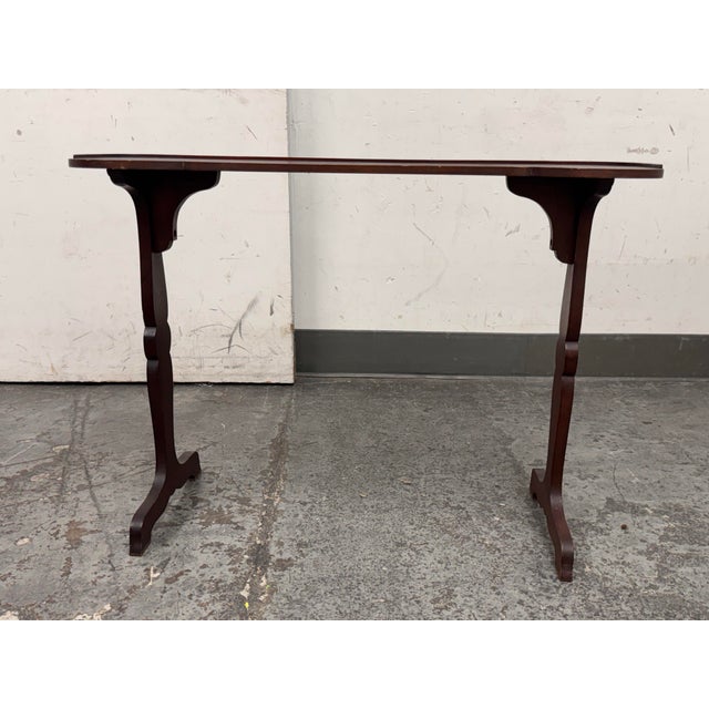 Elsie De Wolfe Style Kidney Shape Reading/Alter Table, Antique For Sale - Image 4 of 12