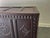 Black Antique Charles II Carved Oak Chest, 1660s For Sale - Image 8 of 10