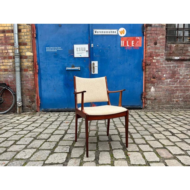 Armchair in Rosewood with Wool by Johannes Andersen for Uldum Møbelfabrik For Sale - Image 10 of 11