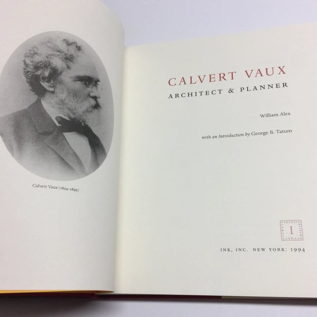 American Calvert Vaux Architect and Planner Book For Sale - Image 3 of 13