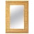 Rectangular Bamboo and Rattan Wall Mirror, Italy, 1960s For Sale - Image 8 of 8