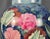 1990s Frederick Cooper Porcelain Hand Painted Flowers Table Lamp For Sale - Image 12 of 15