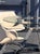 Space Age Chrome, Glass and White Leather Dining Room Set by Euro Steel, 1970s, Set of 5 For Sale - Image 10 of 18
