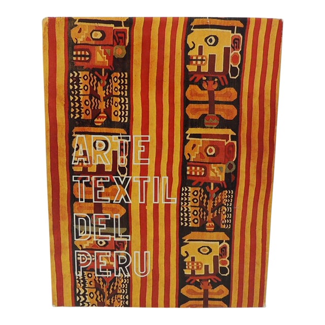 Arte Textil Del Peru Hardcover Book in Spanish For Sale