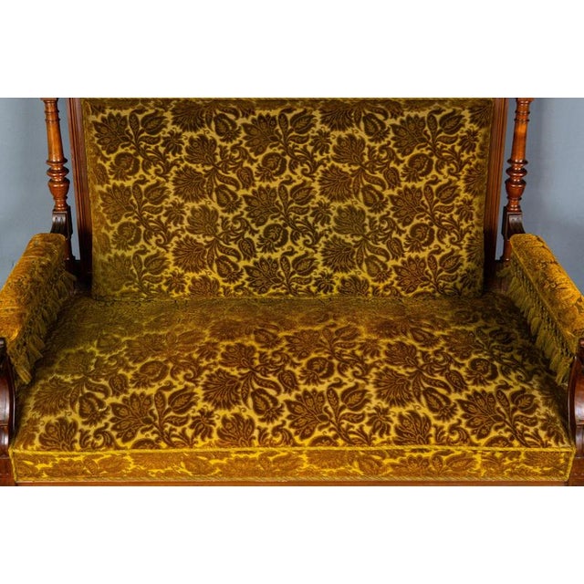 Gründerzeit Sofa and Armchairs, Late 19th Century, Set of 3 For Sale - Image 13 of 18