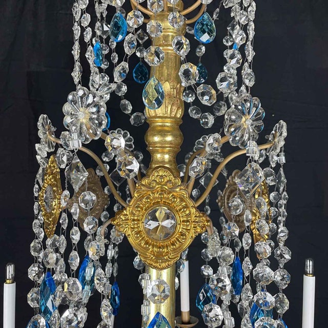 Genoese Empire Gilt 12-Light Chandelier For Sale - Image 11 of 12