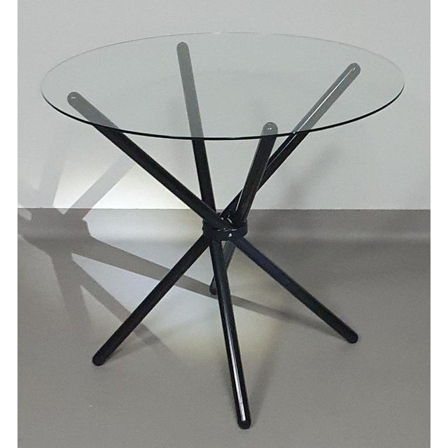 Italian Folding Table with Aluminium Frame, 1980s For Sale - Image 5 of 16