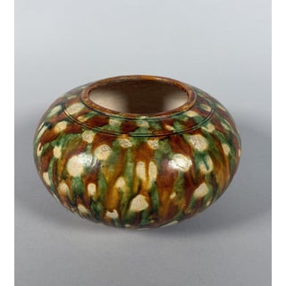 Sancai stoneware vase, Tang Dynasty (618-907), Ancient China For Sale