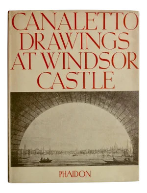 1940s Vintage Canaletto Drawings at Windsor Castle Book