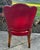 Vtg. Carved Wood English Regency Style Library Chair For Sale - Image 10 of 12
