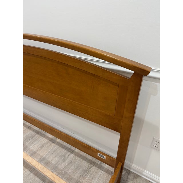 Wood Ethan Allen Elements Collection King Size Bed For Sale - Image 7 of 12