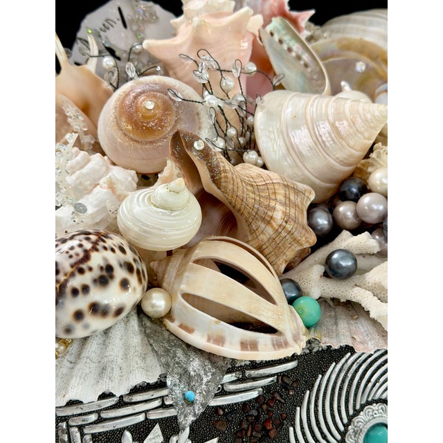 Coastal Seashell Box Sculpture For Sale - Image 9 of 13