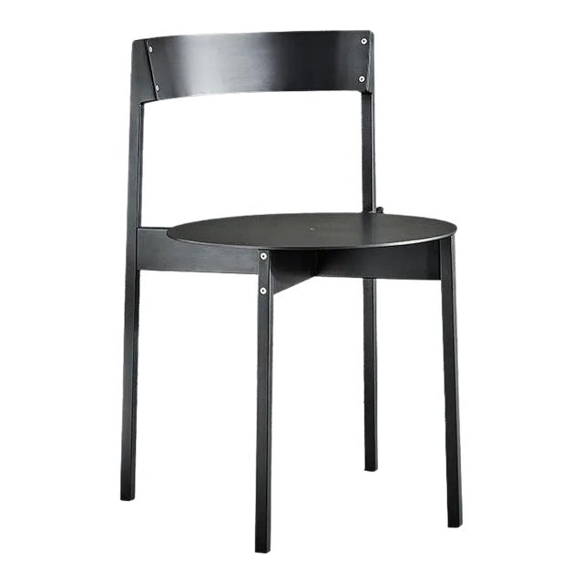Brugola Black Chair by Mingardo For Sale