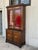 Traditional Large Empire Danish Glass Cabinet, Bookcase in Mahogany With Bronze Details For Sale - Image 3 of 8