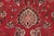 Red Hand-Knotted Wool Area Rug 9.7x12.9 For Sale - Image 8 of 8